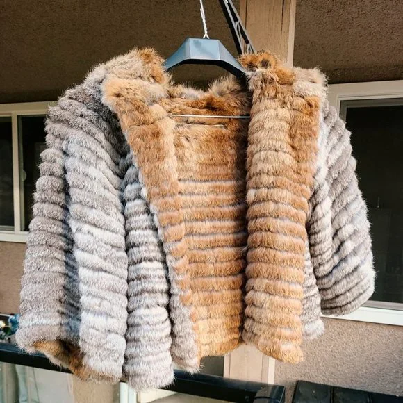 Fur Jacket-crop/reversible - Picture 1 of 3